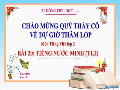 Bài giảng Tiếng Việt 3 (Kết nối tri thức) - Bài 20: Tiếng nước mình (Tiết 1+2) - Trường Tiểu học Bát Trang