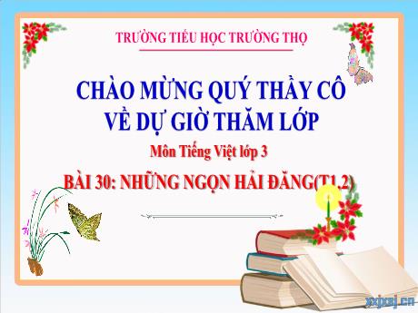 Bài giảng Tiếng Việt 3 (Kết nối tri thức) - Bài 30: Những ngọn hải đăng (Tiết 1+2) - Năm học 2024-2025 - Trường Tiểu học Trường Thọ