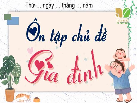 Bài giảng Tự nhiên và Xã hội 3 (Kết nối tri thức) - Bài 4: Ôn tập chủ đề gia đình - Năm học 2024-2025 - Trường Tiểu học Trường Thọ